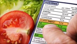 Image of a nutrition label